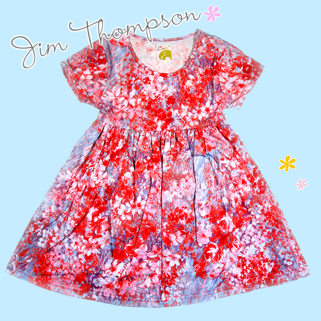 【Jim Thompson】子供服 ワンピース（フラワー）