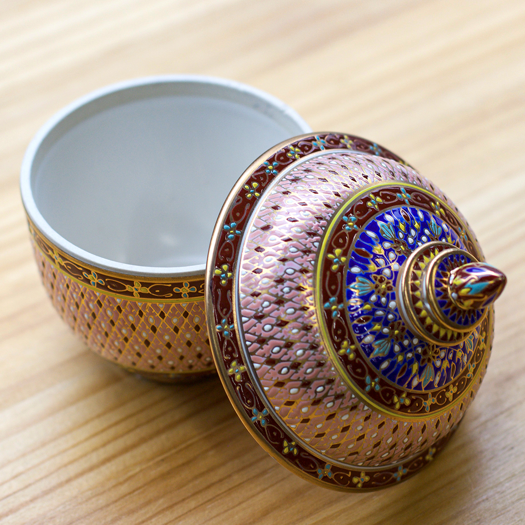 ベンジャロン焼き・壺