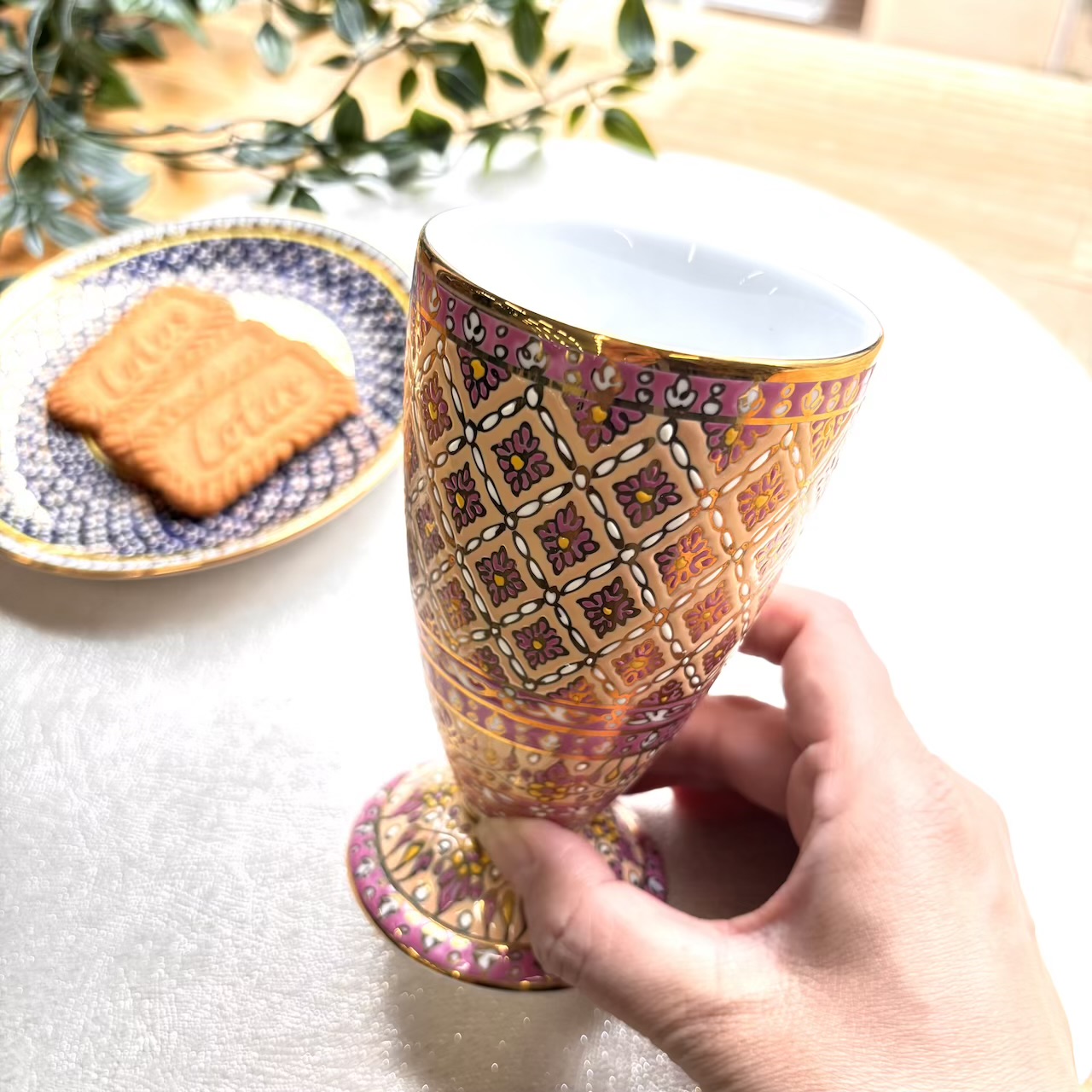 【ベンジャロン焼き】ワイングラス