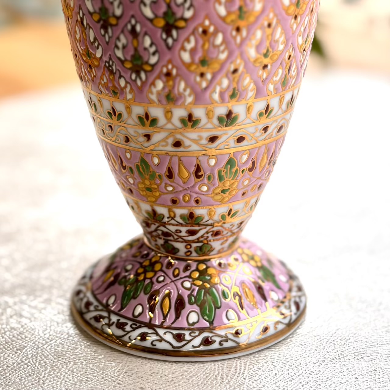 【ベンジャロン焼き】ワイングラス（シャイニー）