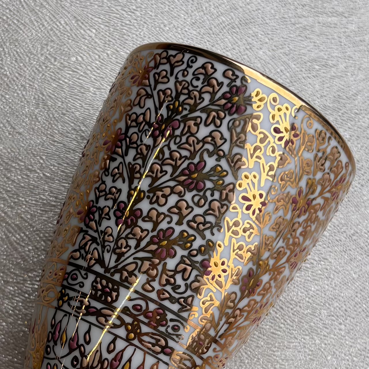 【ベンジャロン焼き】ワイングラス（シャイニー）