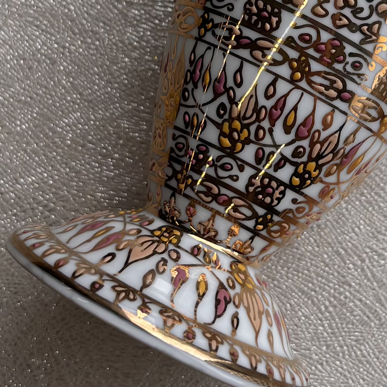 【ベンジャロン焼き】ワイングラス（シャイニー）