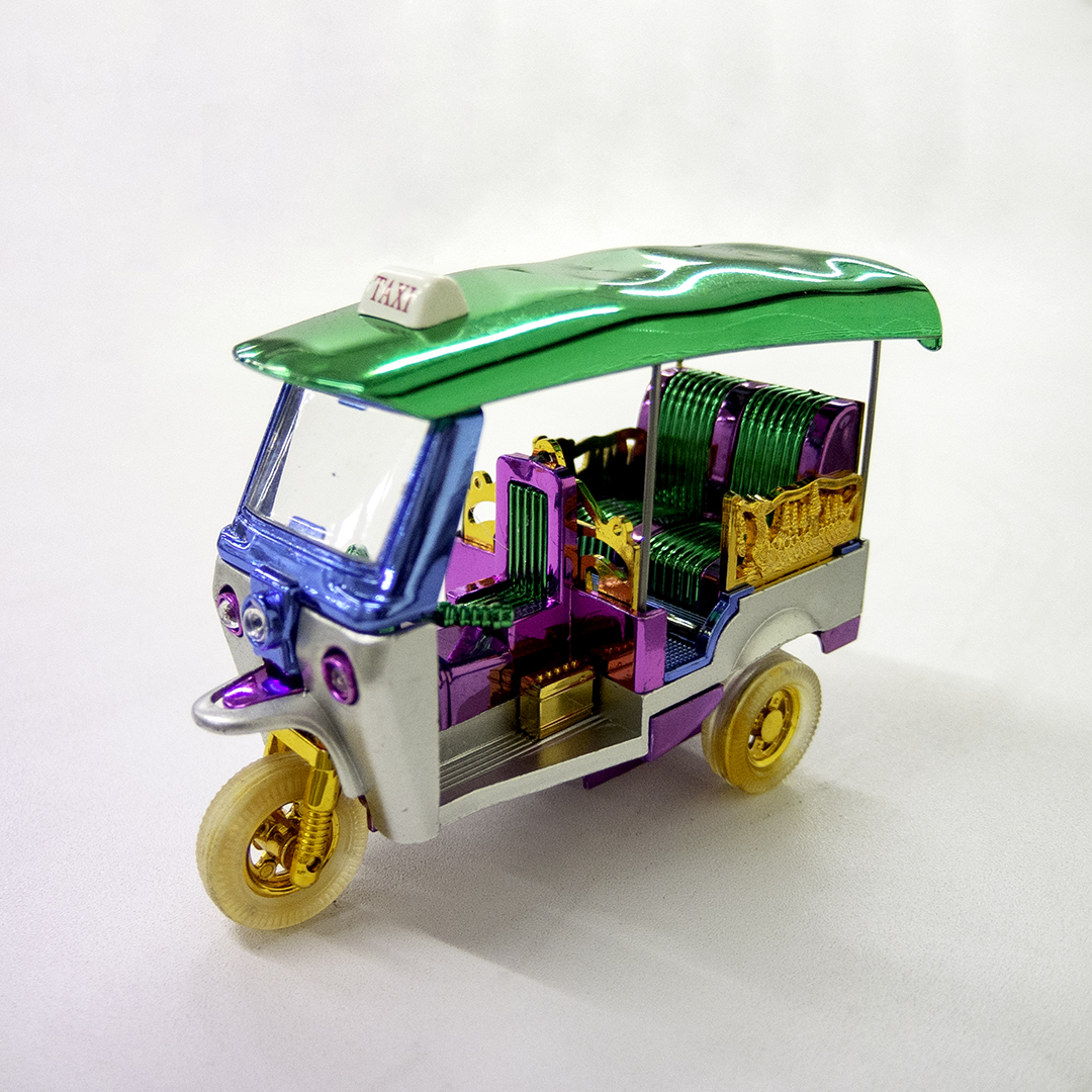 トゥクトゥクの置物（カラフル:大）