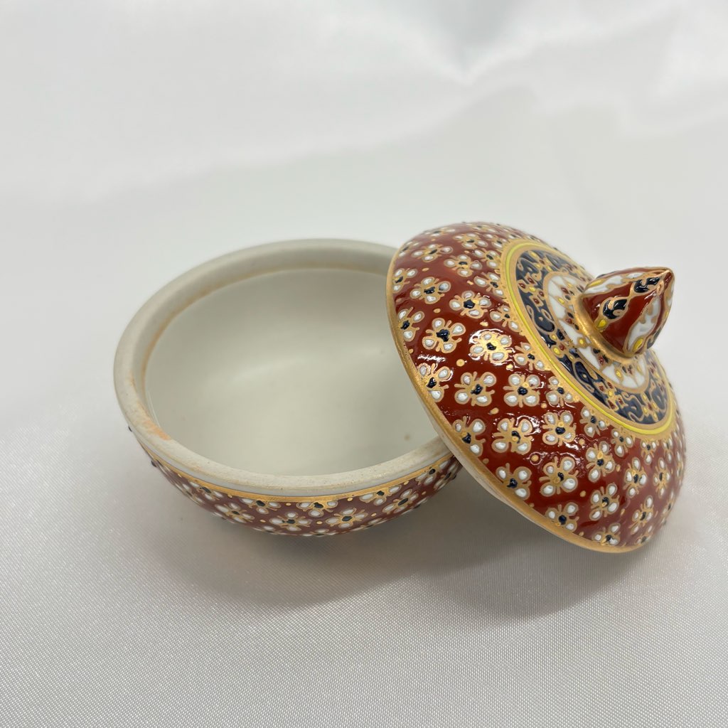 【ベンジャロン焼き】壺(高さ6cm×直径6cm)