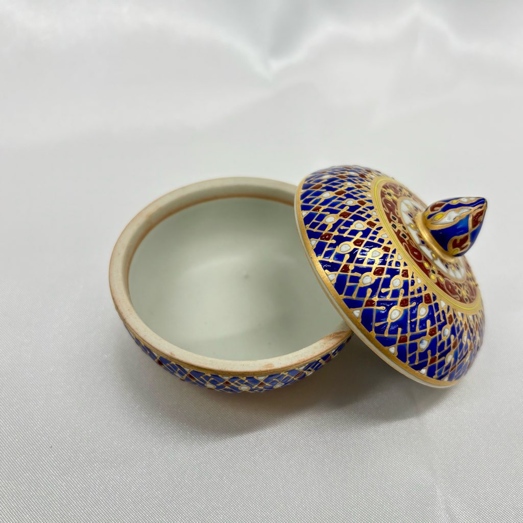 【ベンジャロン焼き】壺(高さ6cm×直径6cm)