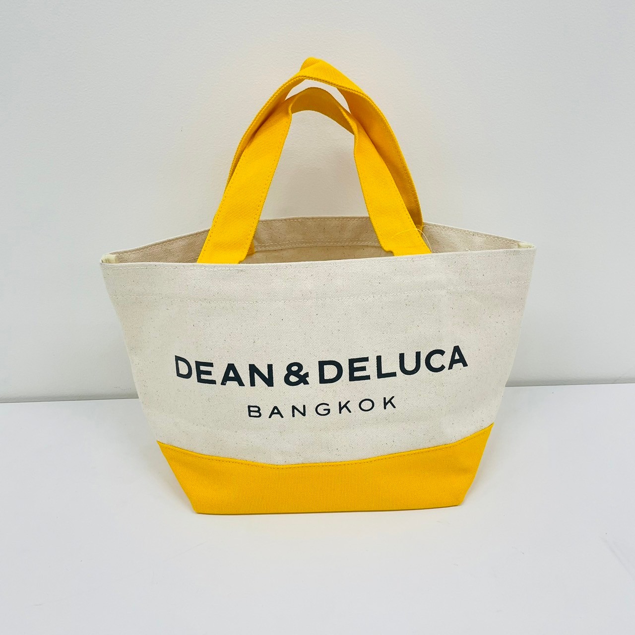 【DEAN＆DELUCA】キャンバストートバッグ_YEL　タイ限定