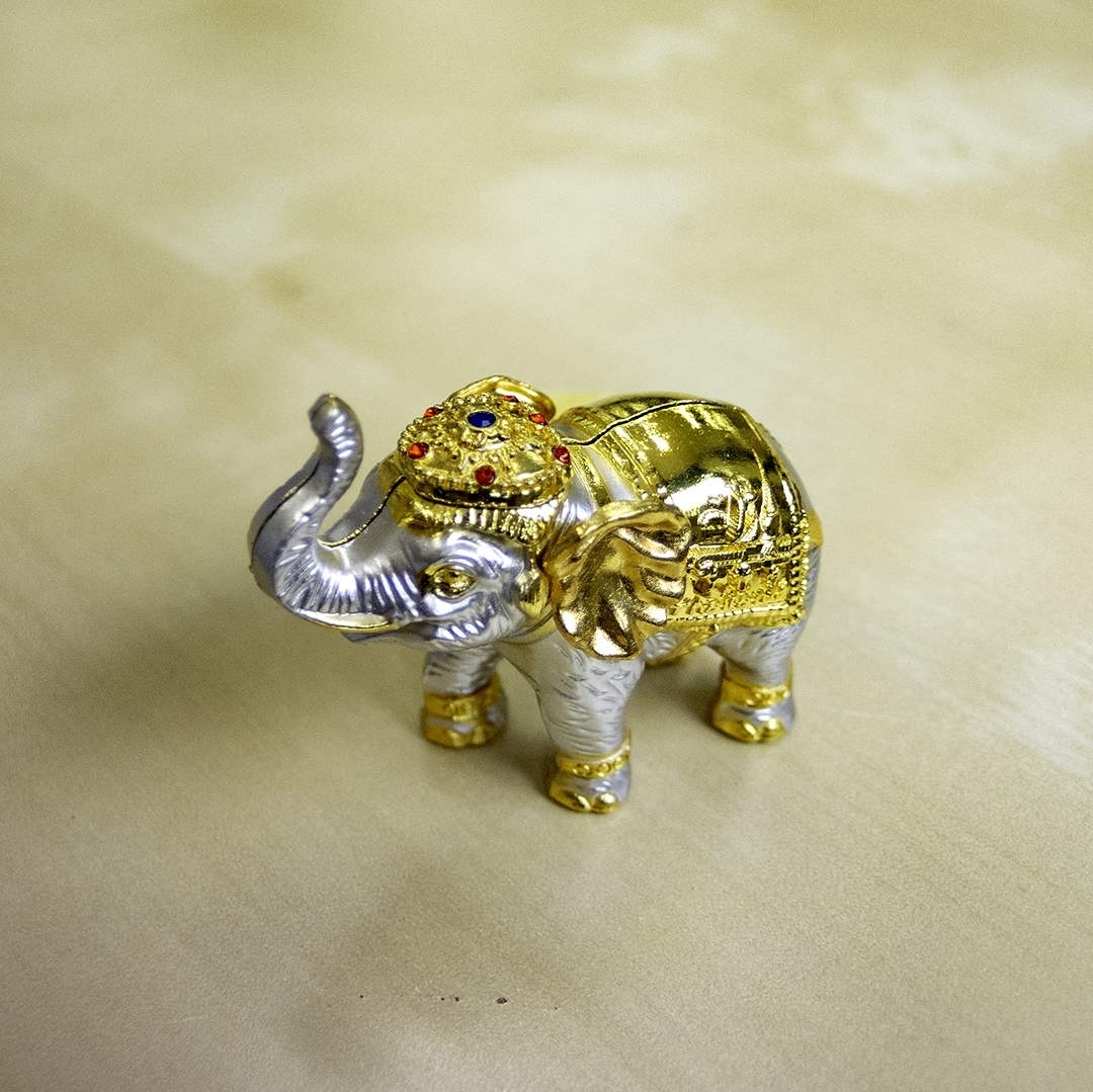 ゾウの置物(小)箱付き