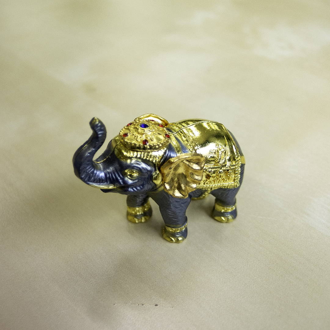 ゾウの置物(小)箱付き