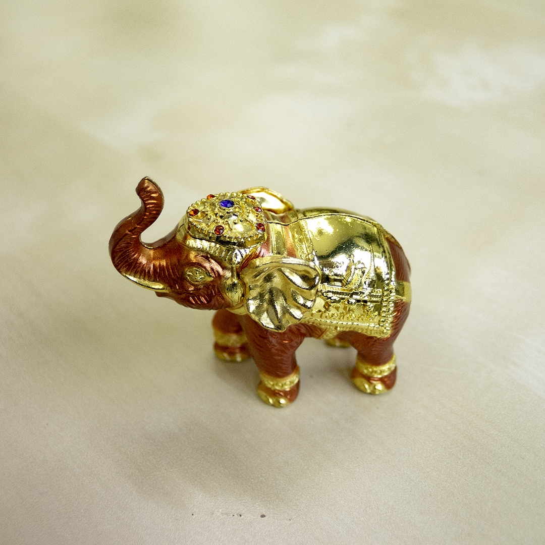 ゾウの置物(小)箱付き