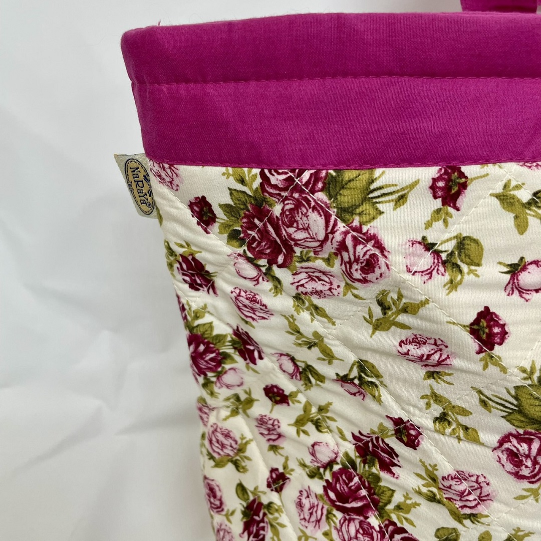 【アウトレット】【NaRaYa】ローズ柄のバッグ