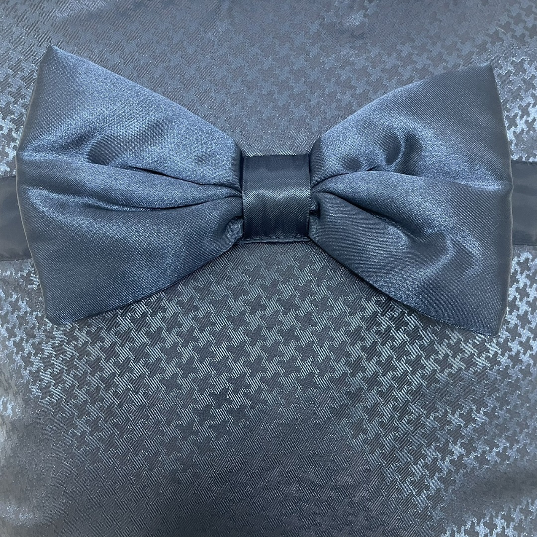 【アウトレット】【NaRaYa】リボンバッグ（ネイビー）